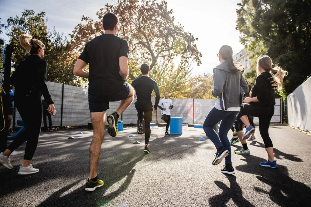 Exercices d'entraînement de fitness
